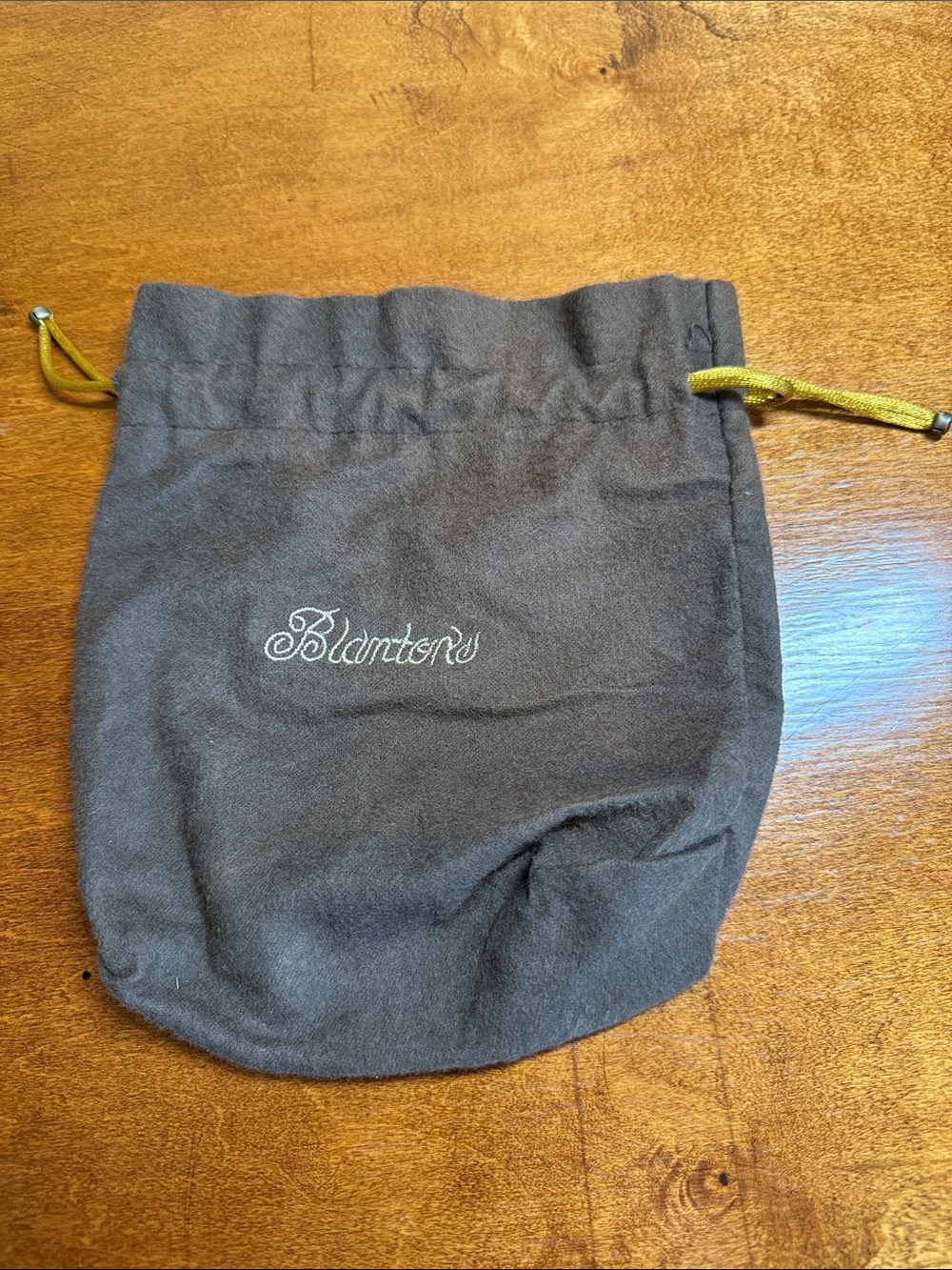 Official Buffalo Trace Blanton’s Bourbon Dust Bag Drawstring Accessory Pouch